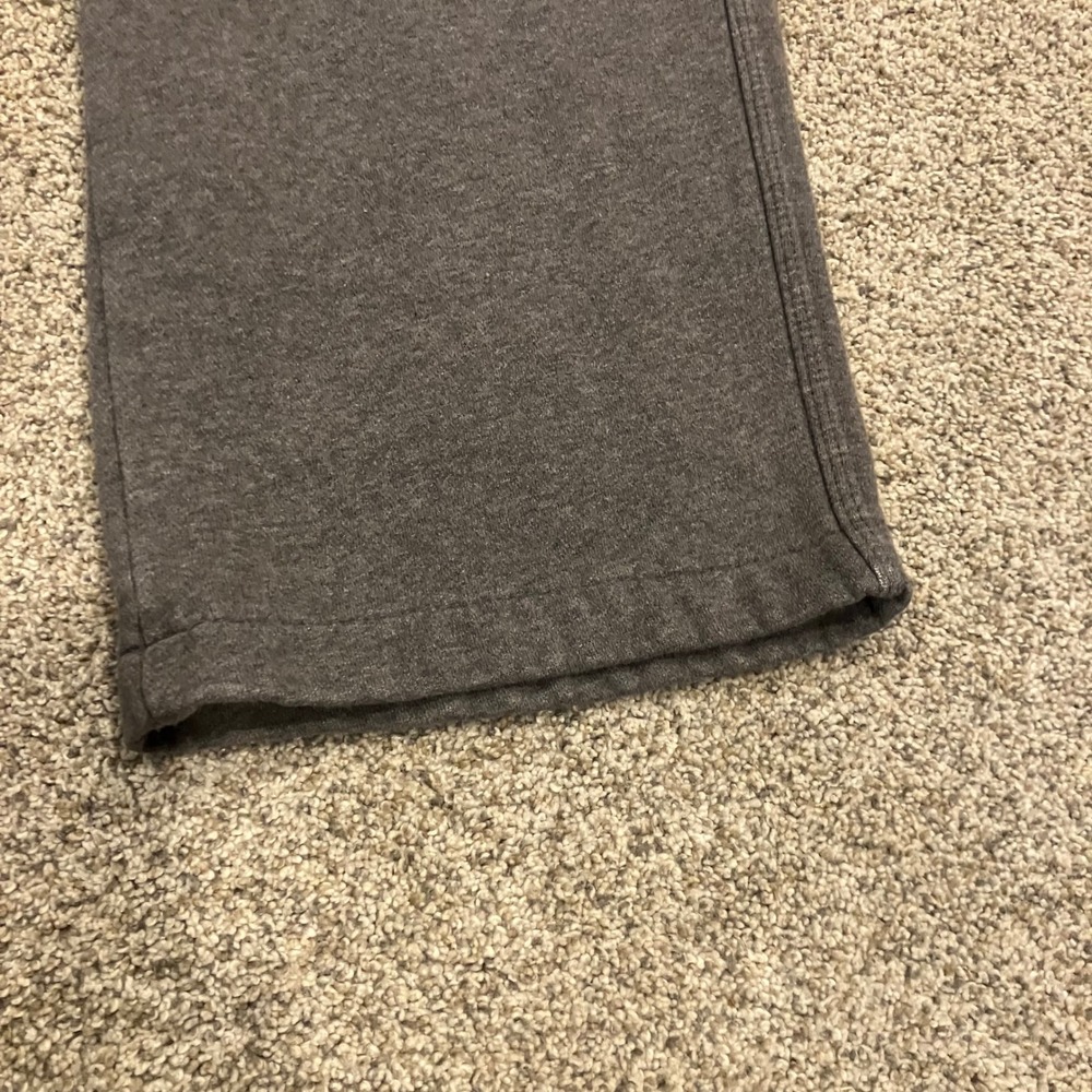 Nike Women's Sweatpants Charcoal Gray Straight Leg Embroidered Swoosh Large - Picture 5 of 14
